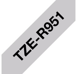 Brother TZE-R951 label-making tape Black on silver