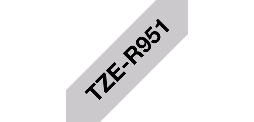 Brother TZE-R951 nastro per etichettatrice Nero su argento
