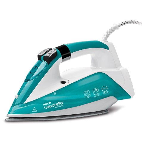 Polti Vaporella Quick & Slide QS210 Steam iron Aluminium soleplate 2400 W Green, White