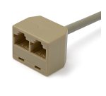 StarTech.com Cavo Adattatore sdoppiatore RJ45 2 a 1 - F/M