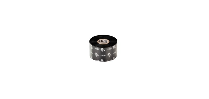 Zebra 2100 Wax cinta térmica 450 m Negro