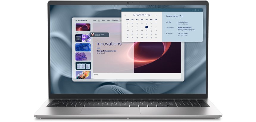 DELL Pro 15 Essential PV15250 Intel® Core™ i7 i7-1355U Ordinateur portable 39,6 cm (15.6") Full HD 16 Go DDR5-SDRAM 512 Go SSD Wi-Fi 6 (802.11ax) Windows 11 Pro Français Argent