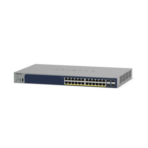 NETGEAR GS728TPP Géré L2/L3/L4 Gigabit Ethernet (10/100/1000) Connexion Ethernet, supportant l'alimentation via ce port (PoE) Gris