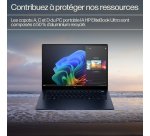 HP EliteBook Ultra G1q Copilot+ PC Qualcomm Snapdragon X1E-78-100 Ordinateur portable 35,6 cm (14") Écran tactile 2.2K 16 Go LPDDR5x-SDRAM 1 To SSD Wi-Fi 6E (802.11ax) Windows 11 Pro Bleu