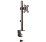 StarTech.com Support de Bureau pour Écran Unique - Support sur Pied Robuste pour Écrans Compatibles VESA Jusqu'à 34"(8kg) - Support Ergonomique Réglable en Hauteur pour Moniteur - Pince/Anneau
