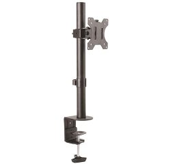 StarTech.com Support de Bureau pour Écran Unique - Support sur Pied Robuste pour Écrans Compatibles VESA Jusqu'à 34"(8kg) - Support Ergonomique Réglable en Hauteur pour Moniteur - Pince/Anneau