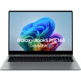 Samsung Galaxy Book5 Pro 360 Intel Core Ultra 7 256V Ordinateur portable 40,6 cm (16") Écran tactile WQXGA+ 16 Go LPDDR5x-SDRAM 512 Go SSD Wi-Fi 7 (802.11be) Windows 11 Home Gris