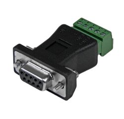 StarTech.com RS422 RS485 Seriële DB9 naar klemmenblok adapter