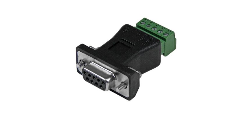 StarTech.com RS422 RS485 Seriële DB9 naar klemmenblok adapter