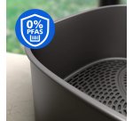 Philips Serie 4000 Airfryer doppio cestello Verticale, Friggitrice ad aria da 10L, 13 metodi di cottura, Rivestimento ceramica PFAS Free, Pulizia in lavastoviglie, App ricette, NA462/70