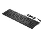 HP PAV WIRED KEYBOARD 300 EN clavier Bureau USB Noir