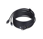 StarTech.com Câble KVM DisplayPort de 3m et USB 5Gbps, 4K 60Hz, Câble Combo à Compatibilité Universelle DP 1.2 et USB pour Commutateurs/Switchs KVM