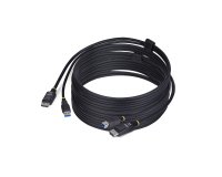 StarTech.com Cable KVM DisplayPort y USB 3.0 5Gbps de 3m - 4K 60Hz - Cable Combo DP 1.2 y USB para Switch Conmutador KVM