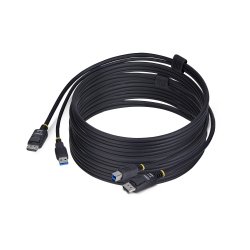 StarTech.com Câble KVM DisplayPort de 3m et USB 5Gbps, 4K 60Hz, Câble Combo DP 1.2 et USB pour Commutateurs/Switchs KVM