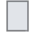 Porte-affiche nobo magnetique autocollant a4 cadre coloris  gris