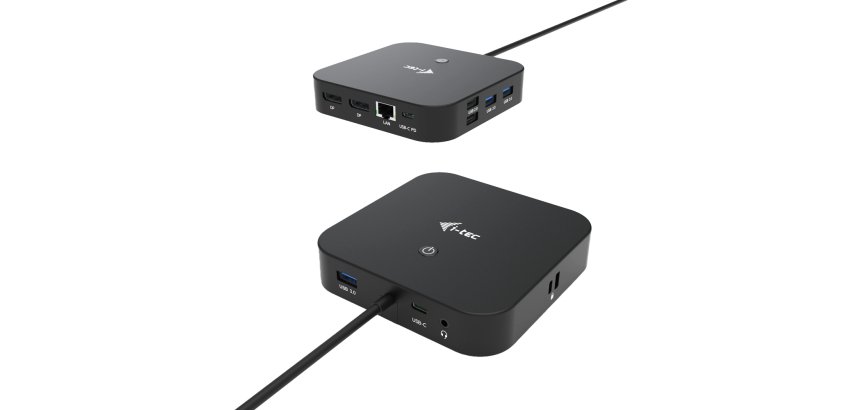 i-tec C31DUALDPDOCKPD station d'accueil Avec fil USB 3.2 Gen 1 (3.1 Gen 1) Type-C Noir