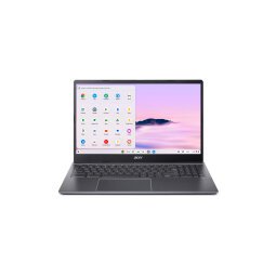 Acer Chromebook CBE595-2T-53B0 Intel Core 5 120U 39,6 cm (15.6") Écran tactile Full HD 8 Go LPDDR5x-SDRAM 256 Go SSD Wi-Fi 6 (802.11ax) ChromeOS Gris