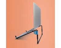 R-Go Tools Support pour ordinateur portable R-Go Steel Travel, ergonomique et pliable, noir