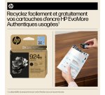 HP 924e Cartouche d’encre authentique Noir EvoMore