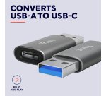 Trust Calyx USB Type-C USB Type-A Grey