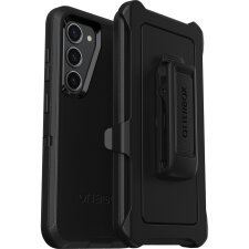 OtterBox Funda para Galaxy S23 Defender, resistente a golpes y caídas, Ultra-Rugerizada, Protectora, Testada 4x con estándares Militares anticaídas, Negro, sin pack Retail