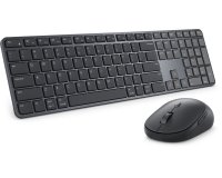 DELL Pro 7 Slim KM726 clavier Souris incluse maison/bureau RF sans fil + Bluetooth QWERTY US International Noir