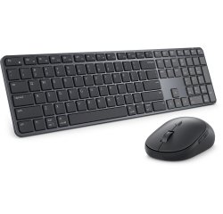 DELL Pro 7 Slim KM726 clavier Souris incluse maison/bureau RF sans fil + Bluetooth QWERTY US International Noir