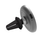 Celly MAGSTANDCHARGE mobile device charger Smartphone Silver USB Wireless charging Indoor