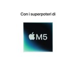 Apple MacBook Pro 14" Chip M5 10-core CPU 10-core GPU, 16GB, 1TB SSD Argento