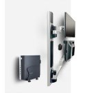 StarTech.com Estación de Trabajo Soporte de Pared para Monitor VESA de 27 Pulgadas (10kg) con Bracket para CPU / Ordenador y Bandeja para Teclado y Ratón - con Brazo Articulado para Monitor