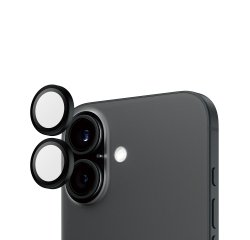 PanzerGlass ® Hoops® Camera Lens Protector Black iPhone 16 | 16 Plus Protector de pantalla Apple 1 pieza(s)