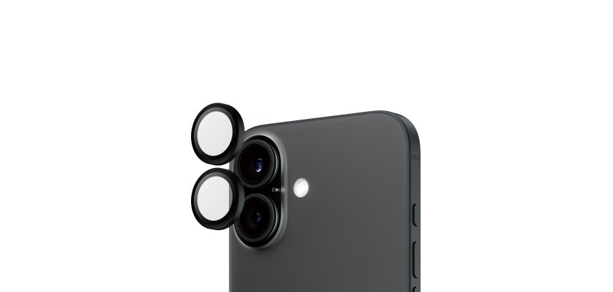 PanzerGlass ® Hoops® Camera Lens Protector Black iPhone 16 | 16 Plus Protector de pantalla Apple 1 pieza(s)
