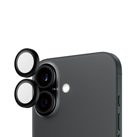 PanzerGlass ® Hoops® Camera Lens Protector Black iPhone 16 | 16 Plus Protector de pantalla Apple 1 pieza(s)