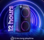 Hisense Party Rocket 160 Altoparlante da festa Nero 160 W