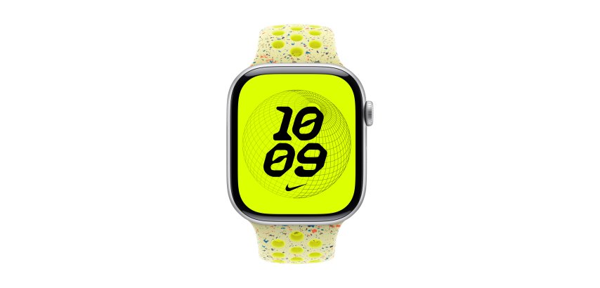 Apple MGC04ZM/A accessoire intelligent à porter sur soi Bande Jaune Aluminium, Fluoroélastomère