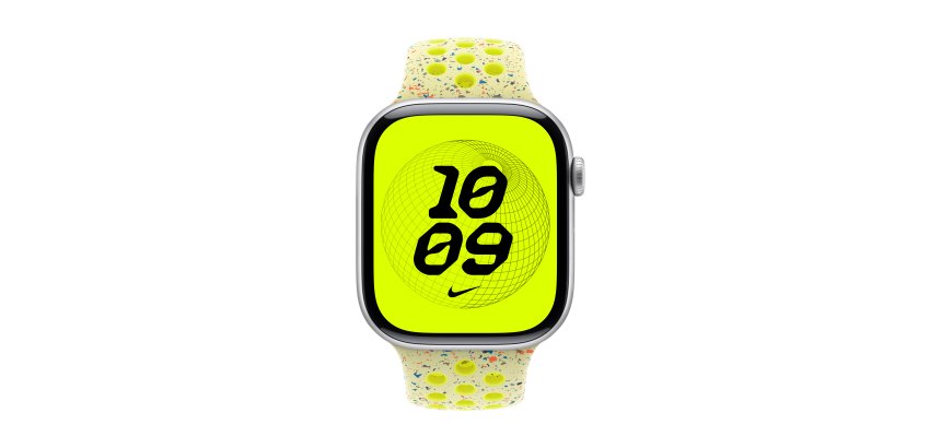 Apple MGC04ZM/A accessoire intelligent à porter sur soi Bande Jaune Aluminium, Fluoroélastomère