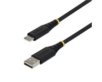 StarTech.com Câble de Charge Rapide USB-A vers USB-C de 2m, 15W 3A, Gaine Tressée Double Couche Nylon/TPE, Câble de Charge USB-A vers Type C Durable, Câble USB A vers USB C
