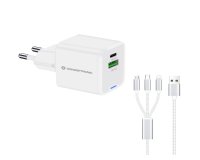 Conceptronic ALTHEA16W cargador de dispositivo móvil Universal Blanco Corriente alterna Carga rápida Interior