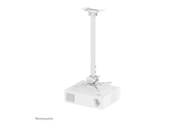 Neomounts CL25-550WH1 Soporte de techo para proyector - alt. 74,5-114,5 cm - fácil montaje - movimiento completo