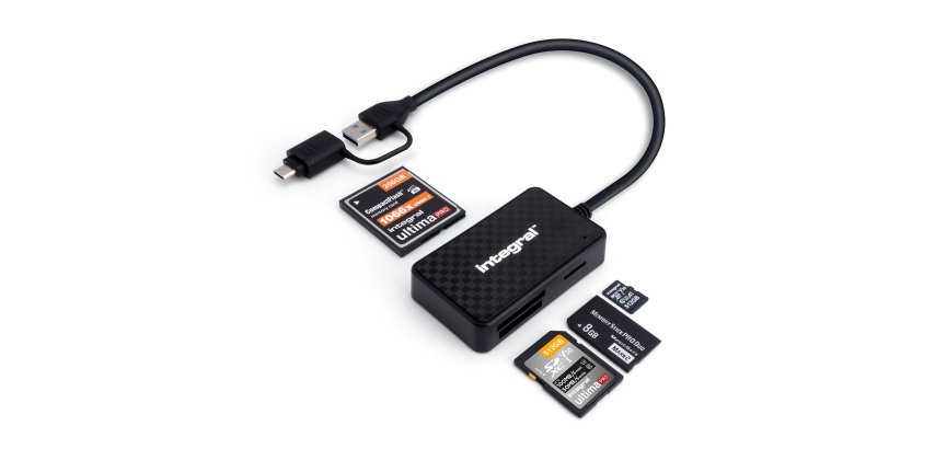 Integral INCRMULTI3.2ACR lecteur de carte mémoire