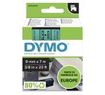 DYMO D1 etichette originali | 9 mm x 7 mm | stampa nera su verde | etichette autoadesive per etichettatrice LabelManager | 1 Pezzo