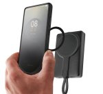 Intenso Powerbank MC10000 con cavo USB-C integrato e retro magnetico, 10.000 mAh, 20 Watt