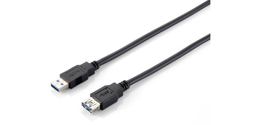 Equip 128399 Cavo di prolunga USB 3.0, da A/M ad A/F, 3,0 m, 5Gbps, nero
