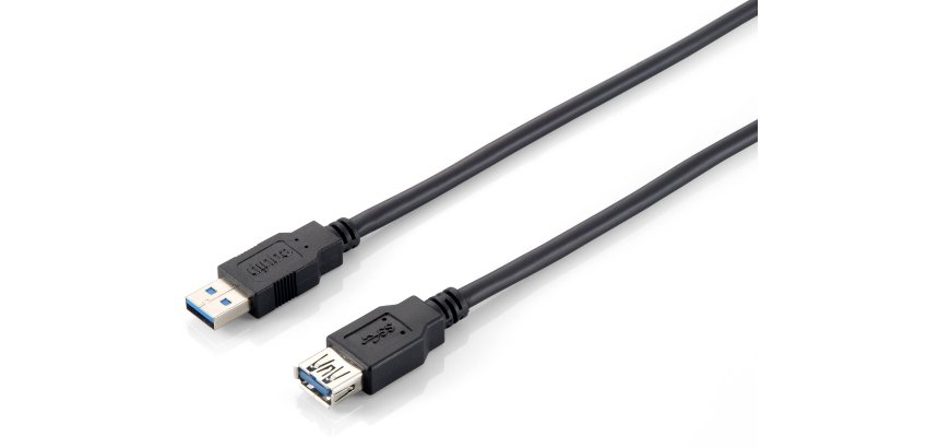 Equip 128398 Cavo di prolunga USB 3.0, da A/M ad A/F, 2,0 m, 5Gbps, nero