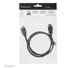 Cable alargador HDMI , 1 metro, 1 m, HDMI tipo A (Estándar), HDMI tipo A (Estándar), 10,2 Gbit/s, Negro