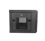 StarTech.com Armoire Réseau Murale à 2 Montants 6U avec Étagère 1U, Armoire Serveur Murale 19" à Charnières pour Équipement IT/AV/Électronique/Ordinateur, Armoire Rack Ventilée Flexible
