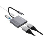 Conceptronic DONN13G laptop dock/port replicator Wired USB 3.2 Gen 1 (3.1 Gen 1) Type-C Grey