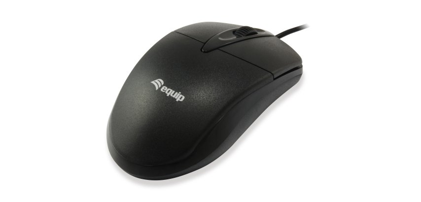 Equip 245102 mouse Ufficio Ambidestro USB tipo A Ottico 1000 DPI