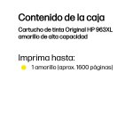 HP Cartucho de tinta Original 963XL amarillo de alta capacidad