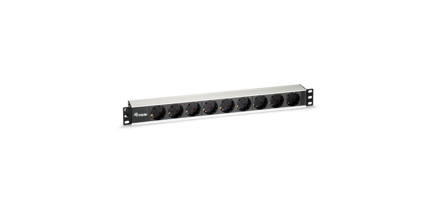 Equip 9-Outlet German Power Distribution Unit, Aluminum Shell